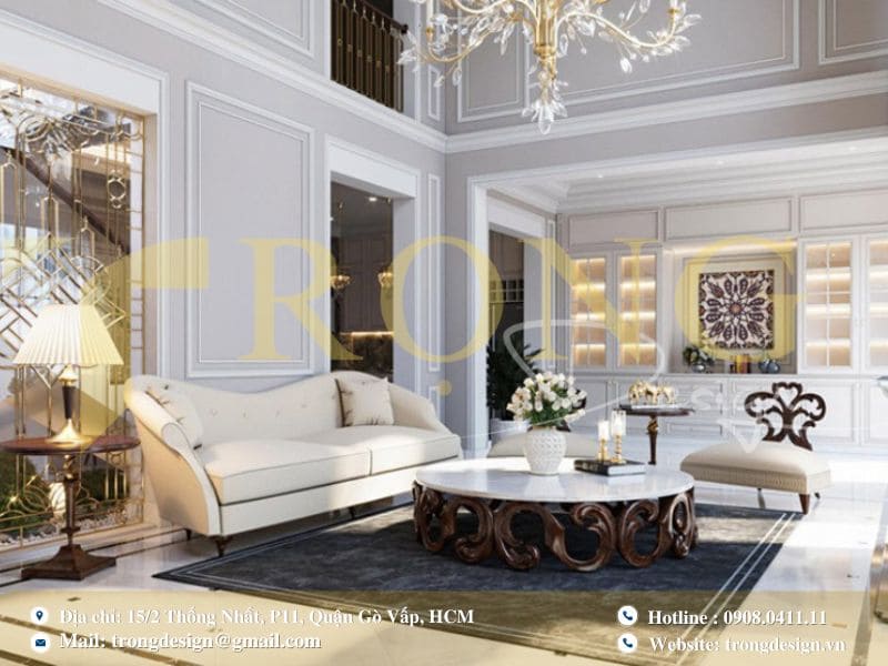 Thiết kế biệt thự phong cách tân cổ điển
