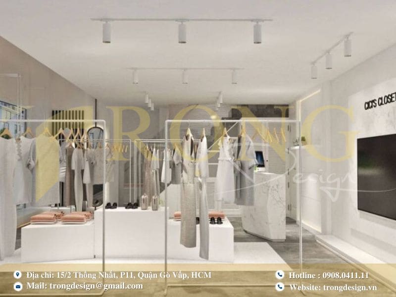 Các yếu tố nào sẽ bị ảnh hưởng khi thiết kế shop thời trang quận 2