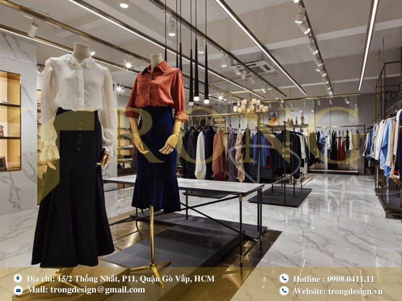 Các mẫu thiết kế shop thời trang quận 8