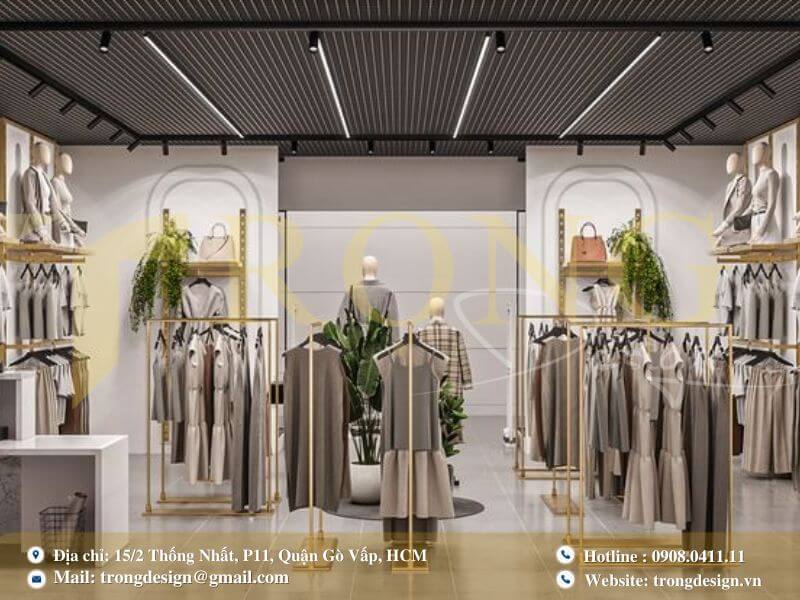 Thiết kế không gian xanh trong shop thời trang thân thiện môi trường
