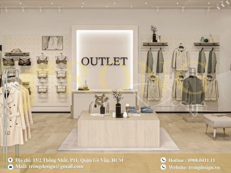 Thiết kế shop thời trang hiện đại mang hơi thở Hàn Quốc tại quận 11