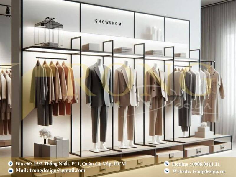 Thiết kế shop thời trang quận 12 đẹp và thu hút khách hàng