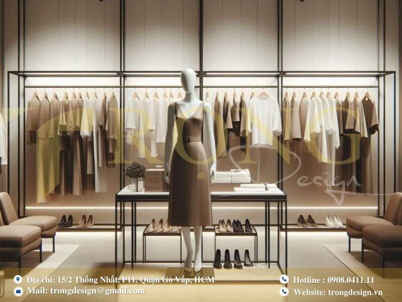 Thiết kế trưng bày tập trung theo bộ sưu tập – dễ dàng chọn lựa