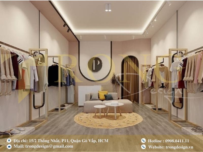 Mẫu shop nhỏ tận dụng không gian hiệu quả
