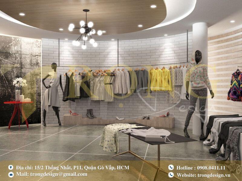 Các yếu tố nào ảnh hưởng đến chi phí khi thiết kế shop thời trang?