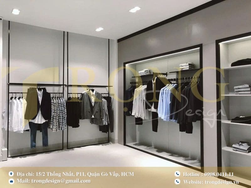 Shop thời trang nam lịch lãm và tối giản