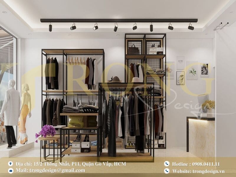 Các yếu tố sẽ ảnh hưởng đến chi phí thiết kế shop thời trang quận 9