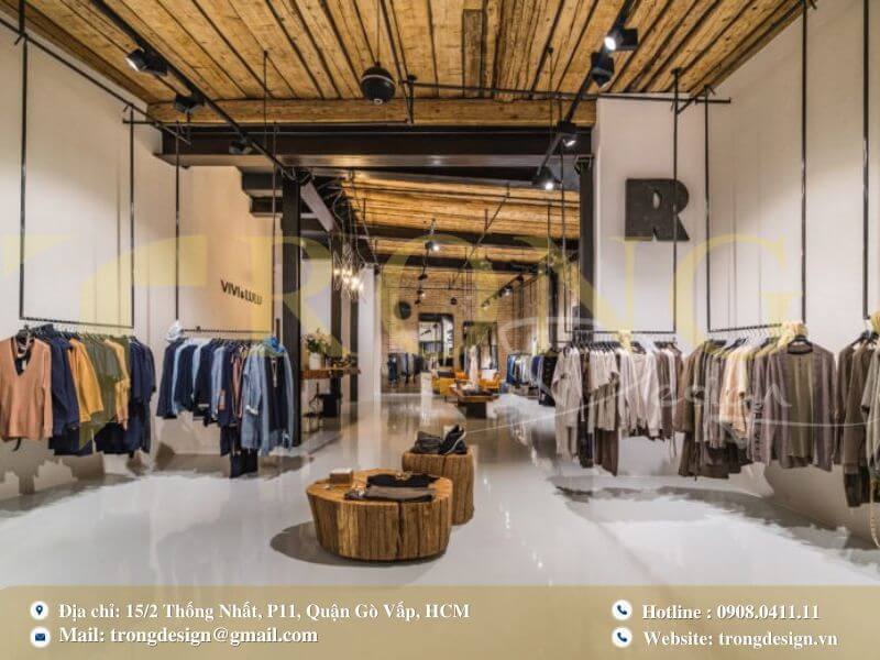 Xu hướng thiết kế shop thời trang theo xu hướng tiêu dùng