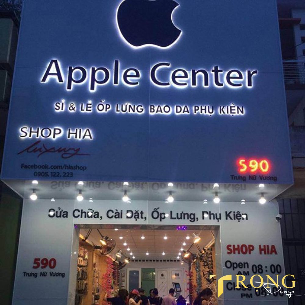 14_ Thiết kế_ thi công bảng hiệu Cửa hàng điện thoại di động_iphone _ Trọng Design