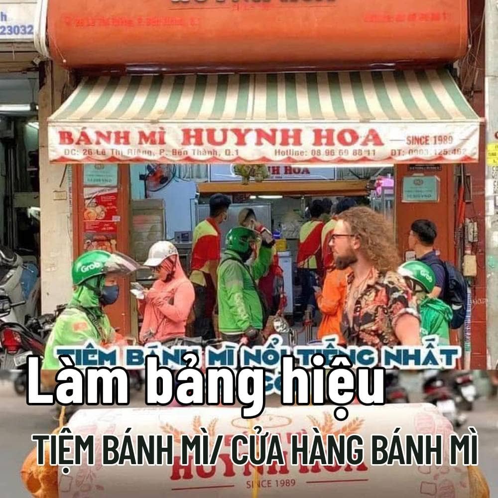 15 Làm bảng hiệu Cửa hàng bánh mì_ Tiệm bánh mì đẹp giá rẻ, thu hút khách hàng _ Trọng Design
