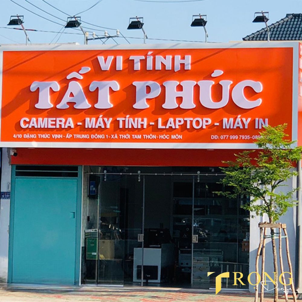 16_ Thiết kế_ thi công bảng hiệu Cửa hàng laptop & camera _ Trọng Design