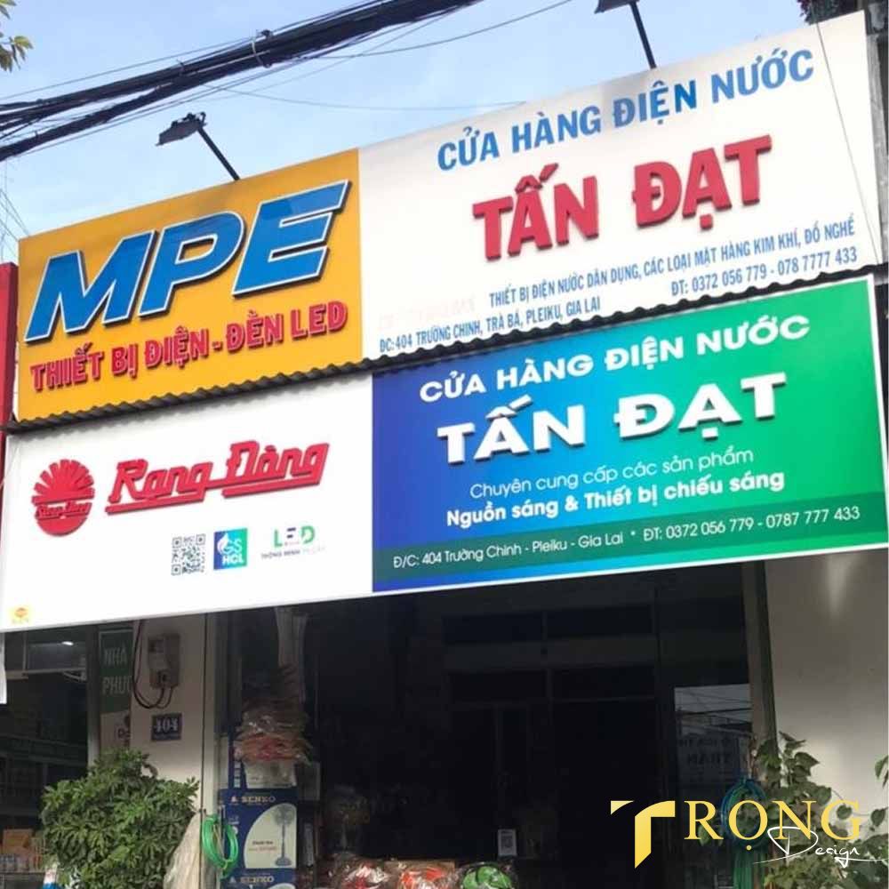 1_ Thiết kế_ thi công bảng hiệu Cửa hàng điện máy_gia dụng _ Trọng Design