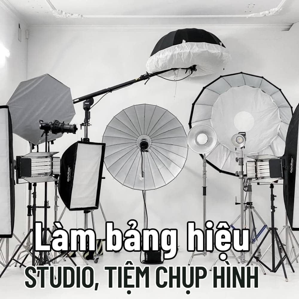 58 Thi công_ Làm bảng hiệu Studio, tiệm chụp hình đẹp, thu hút giá tốt _ Trọng Design