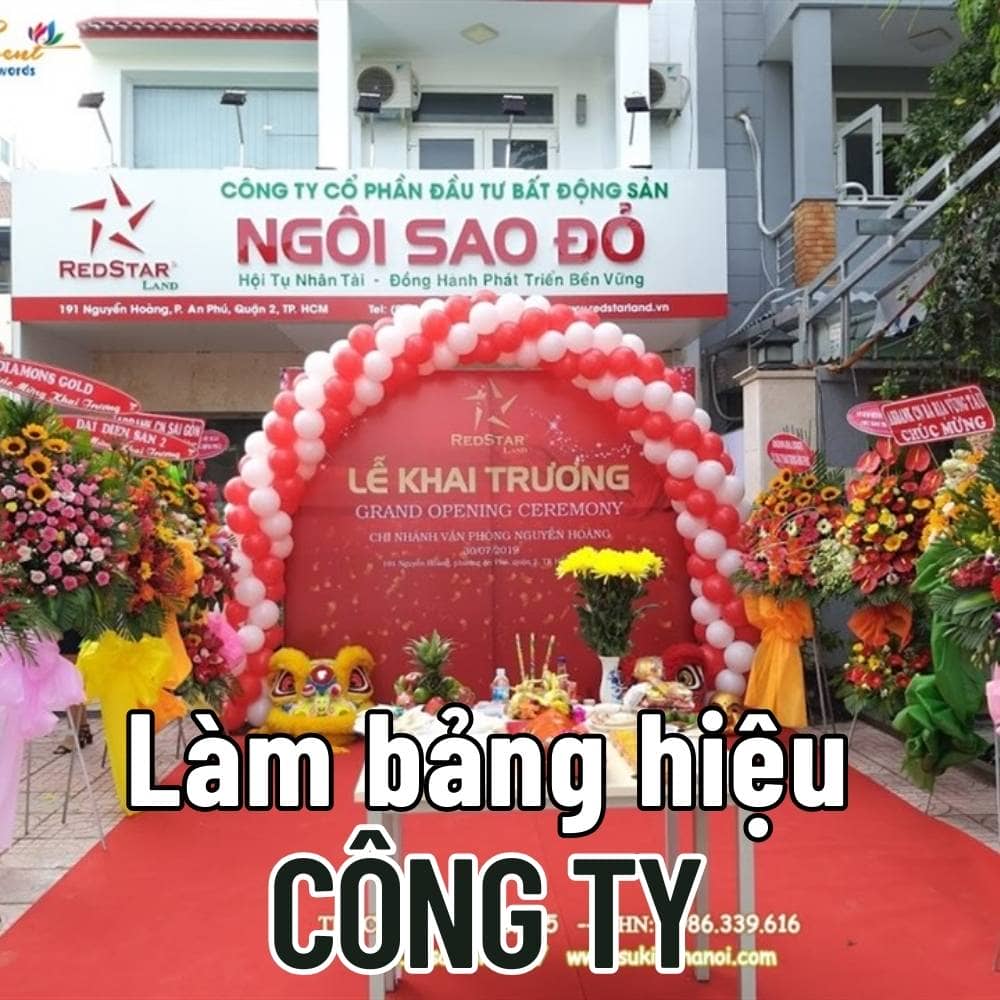 66 Thi công_ Làm bảng hiệu Công ty đẹp, sang trọng giá tốt _ Trọng Design
