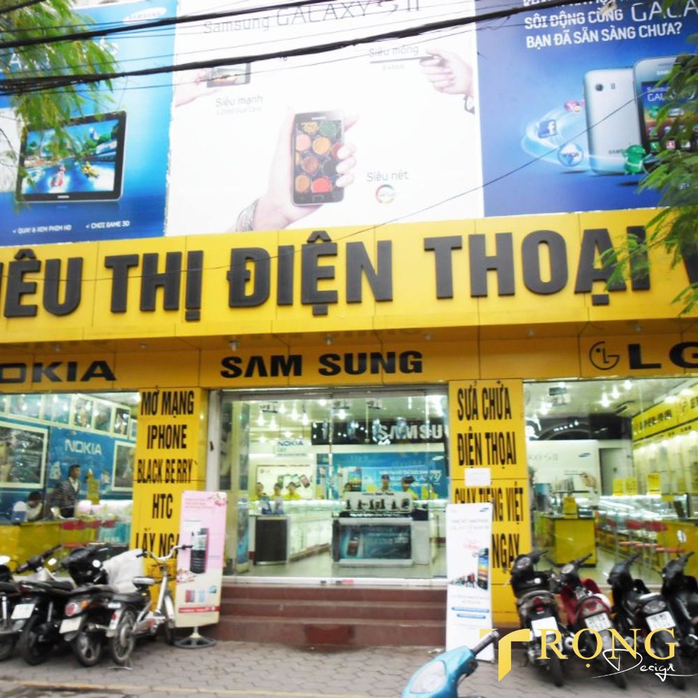 6_ Thiết kế_ thi công bảng hiệu Cửa hàng điện thoại di động_iphone _ Trọng Design