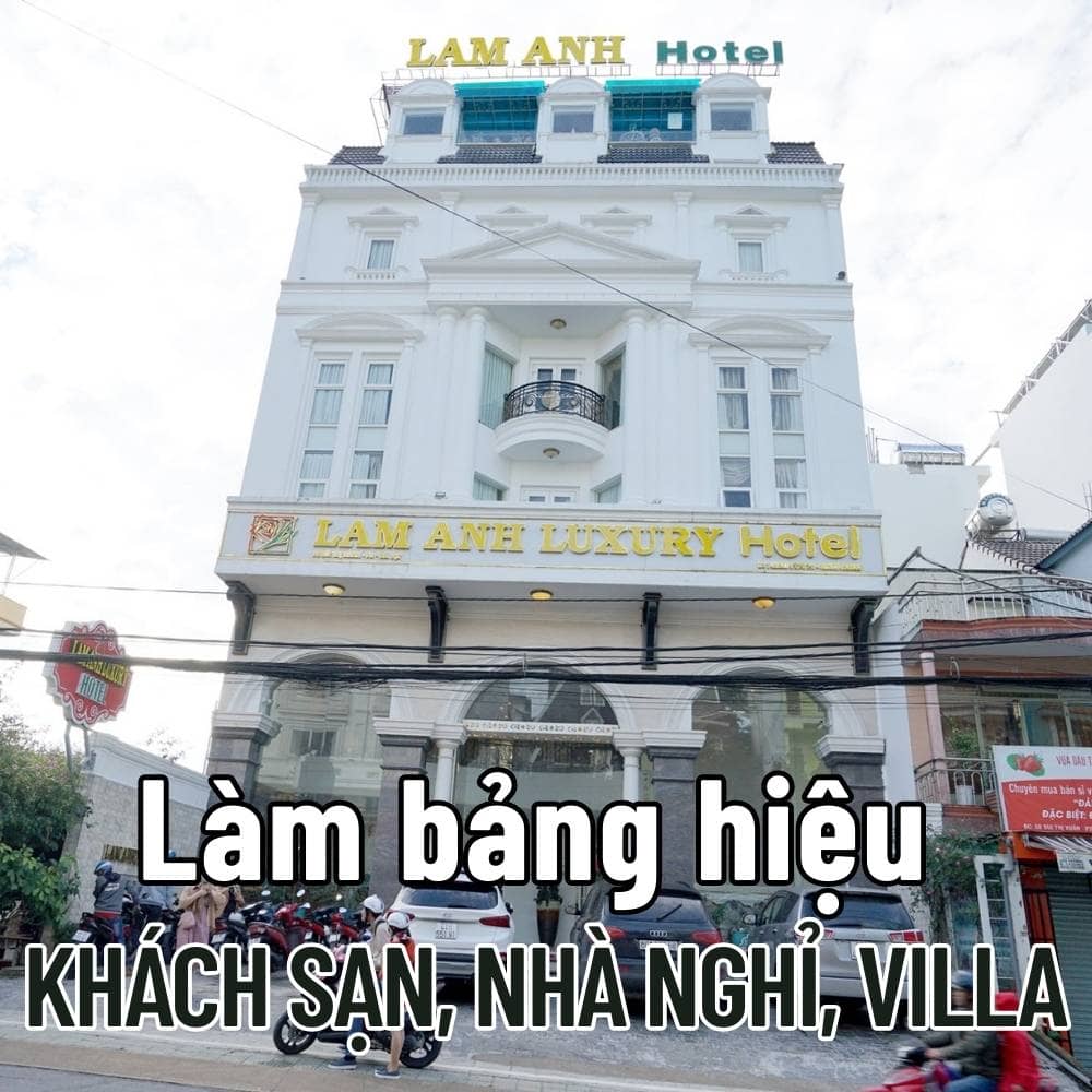 75 Thi công_ Làm bảng hiệu Khách sạn, nhà nghỉ, villa đẹp, sang trọng giá tốt _ Trọng Design