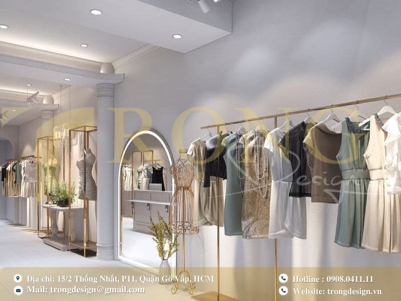Trọng design – đơn vị chuyên thiết kế shop thời trang bình dương uy tín