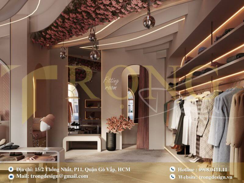 Các mẫu thiết kế shop thời trang quận Tân Phú đẹp nhất 2025