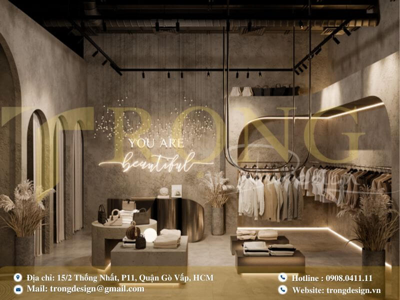 Các tiêu chí lựa chọn đơn vị thiết kế shop thời trang quận Tân Phú
