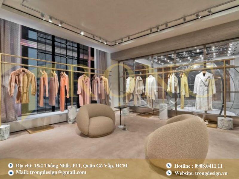 Các yếu tố ảnh hưởng đến chi phí thiết kế shop thời trang Thủ Đức