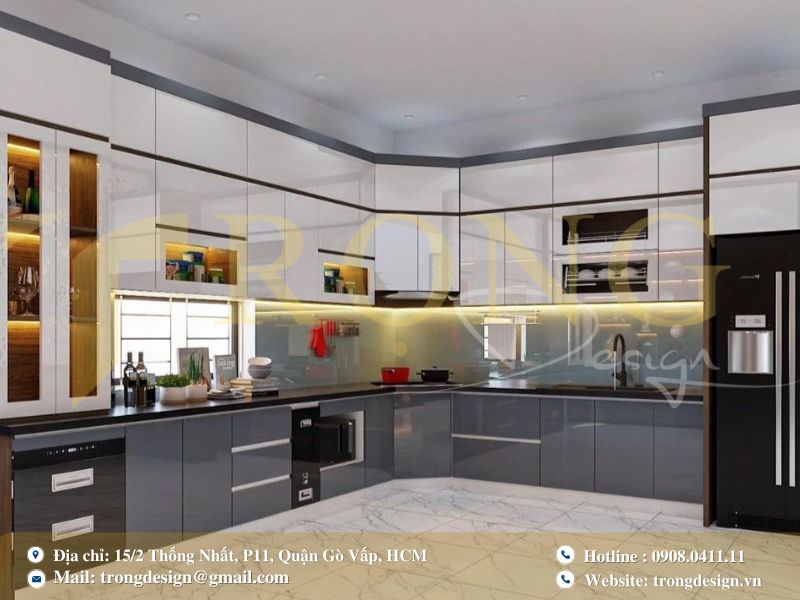 Thiết kế bếp hiện đại – Tối giản và tiện nghi