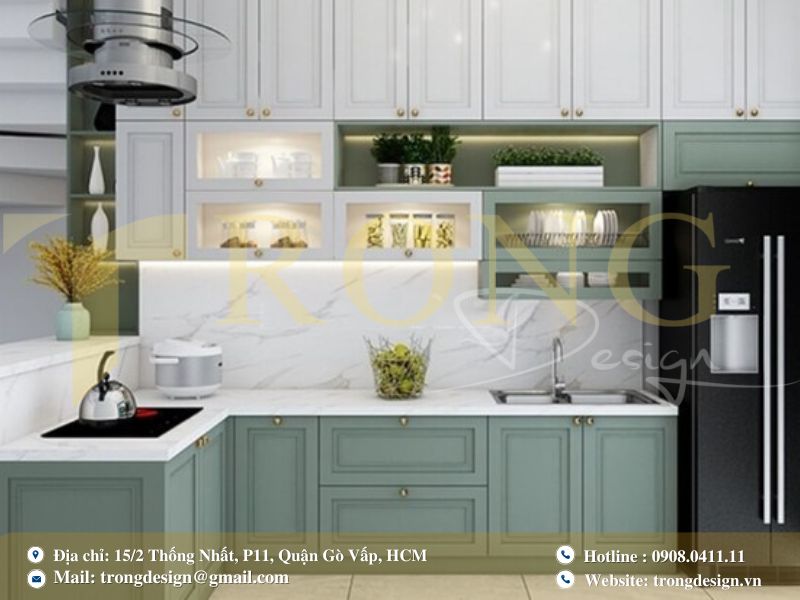 Phong cách bếp tân cổ điển – Sự giao thoa hoàn hảo
