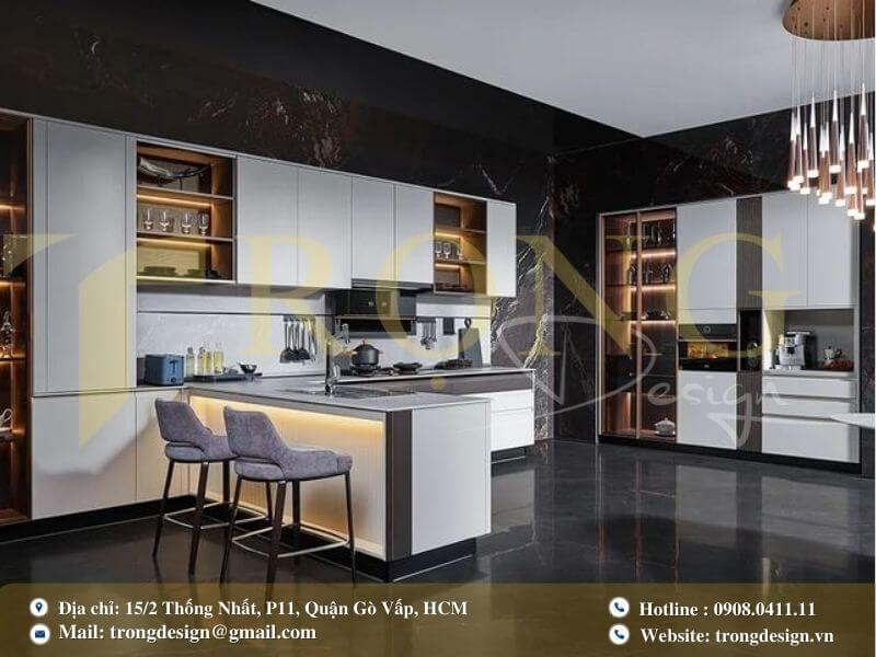 Trọng Design - đơn vị chuyên thiết kế thi công phòng bếp quận 7 uy tín