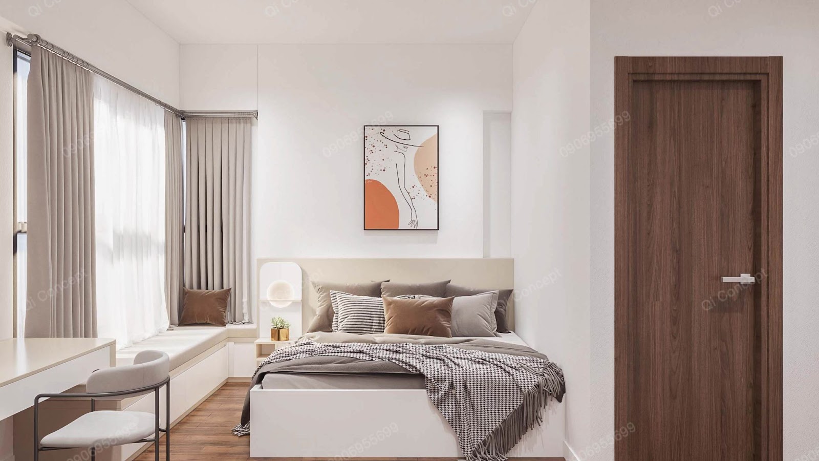 dịch vụ thiết kế thi công phòng ngủ quận 10