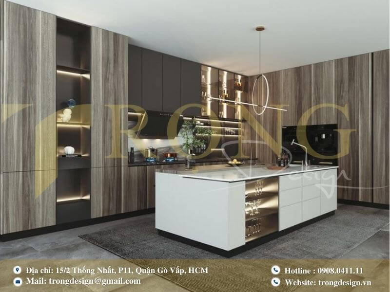 Quy trình thiết kế và thi công phòng bếp Gò Vấp tại Trọng Design