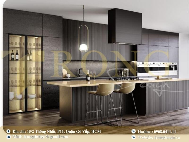 Trọng Design - Đơn vị thi công và thiết kế phòng bếp Nhà Bè uy tín
