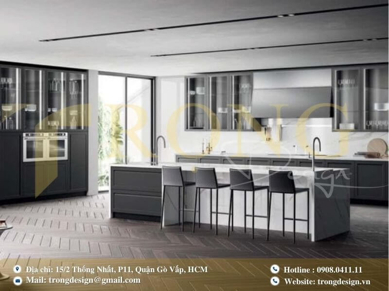 Tiêu chí giúp lựa chọn được một đơn vị thiết kế thi công phòng bếp Thủ Đức uy tín