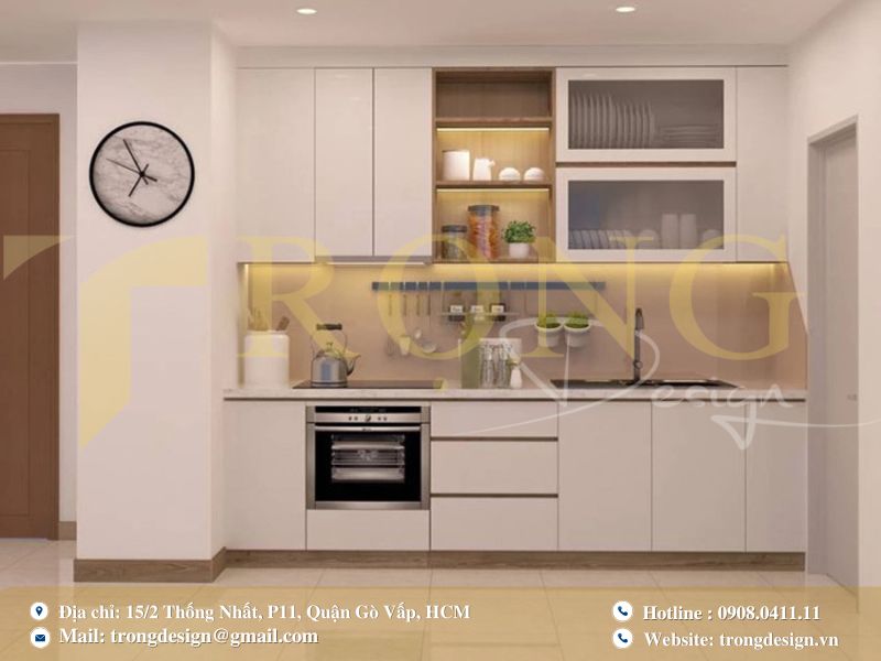 Thiết kế thi công phòng bếp Đồng Nai đẹp, chuẩn công năng 2025