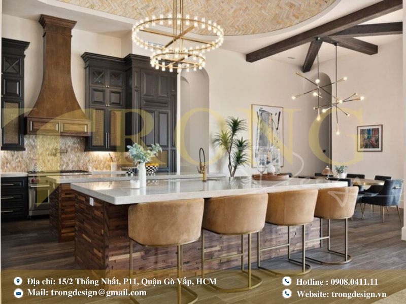 Bếp phong cách Địa Trung Hải – Lãng mạn và nghệ thuật