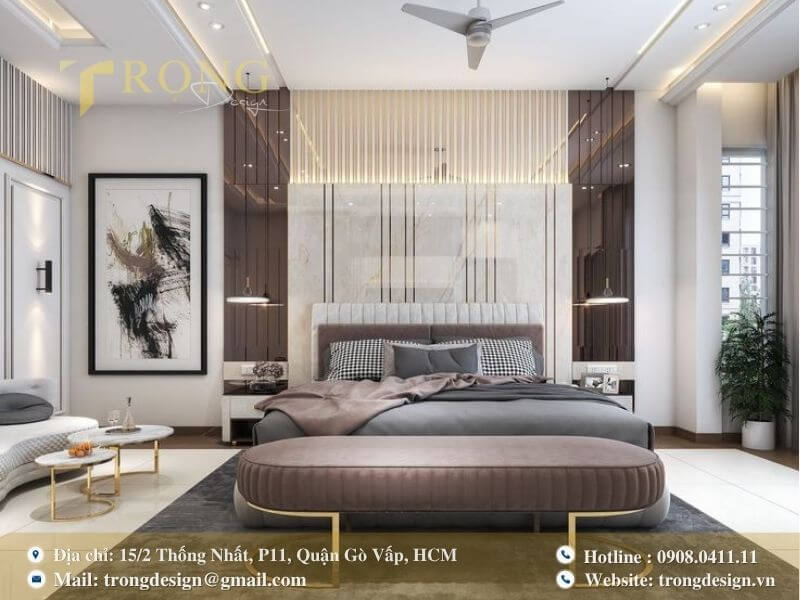 Các tiêu chí giúp chọn đơn vị thiết kế thi công phòng ngủ quận 8 chi tiết