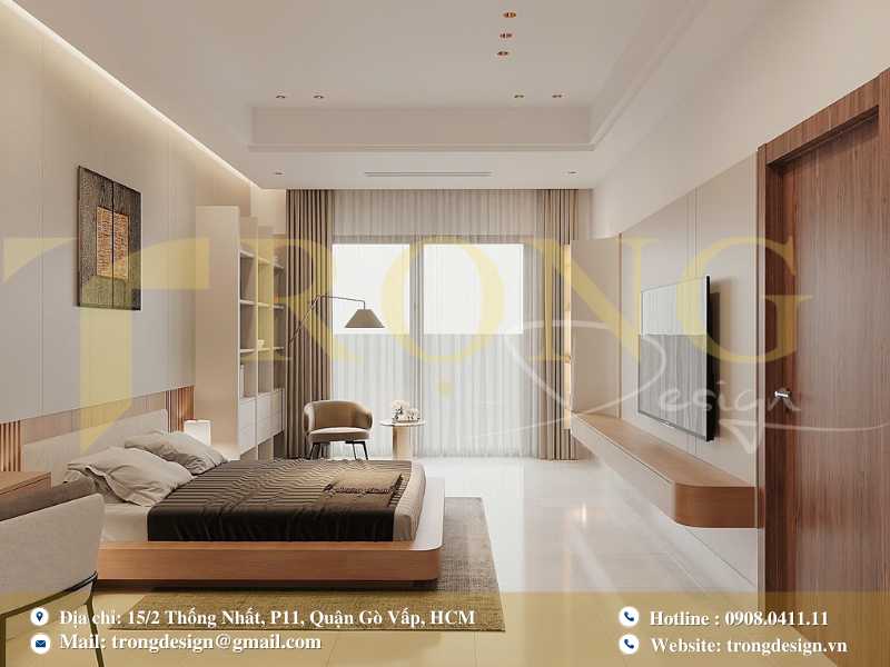 Trọng Design - đơn vị chuyên thiết kế thi công phòng ngủ quận 1