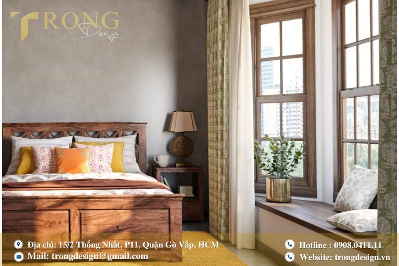 Phòng ngủ nên chú trọng ánh sáng, không khí, vật liệu