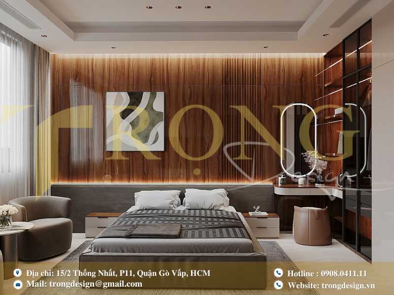 Xu hướng thiết kế thi công phòng ngủ quận 2 2025
