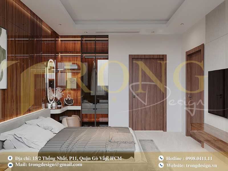 Trọng Design - đơn vị chuyên thiết kế thi công phòng ngủ quận 2 chuyên nghiệp