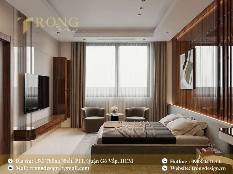 Các nguyên tắc thiết kế thi công phòng ngủ đem lại giấc ngủ ngon