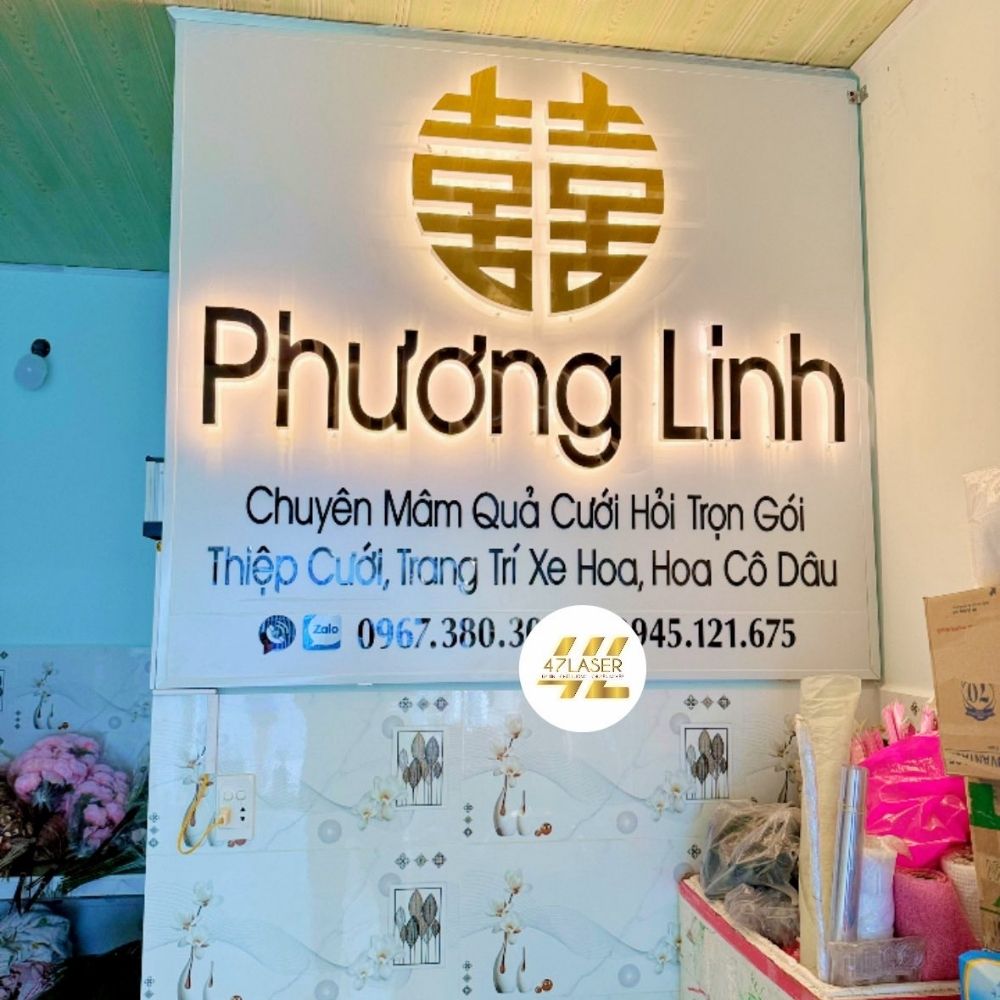 Thi công bảng hiệu giá rẻ Sài Gòn _ Làm bảng hiệu quảng cáo, bảng hiệu cửa hàng uy tín Sài Gòn - Hà Nội_ Trọng Design