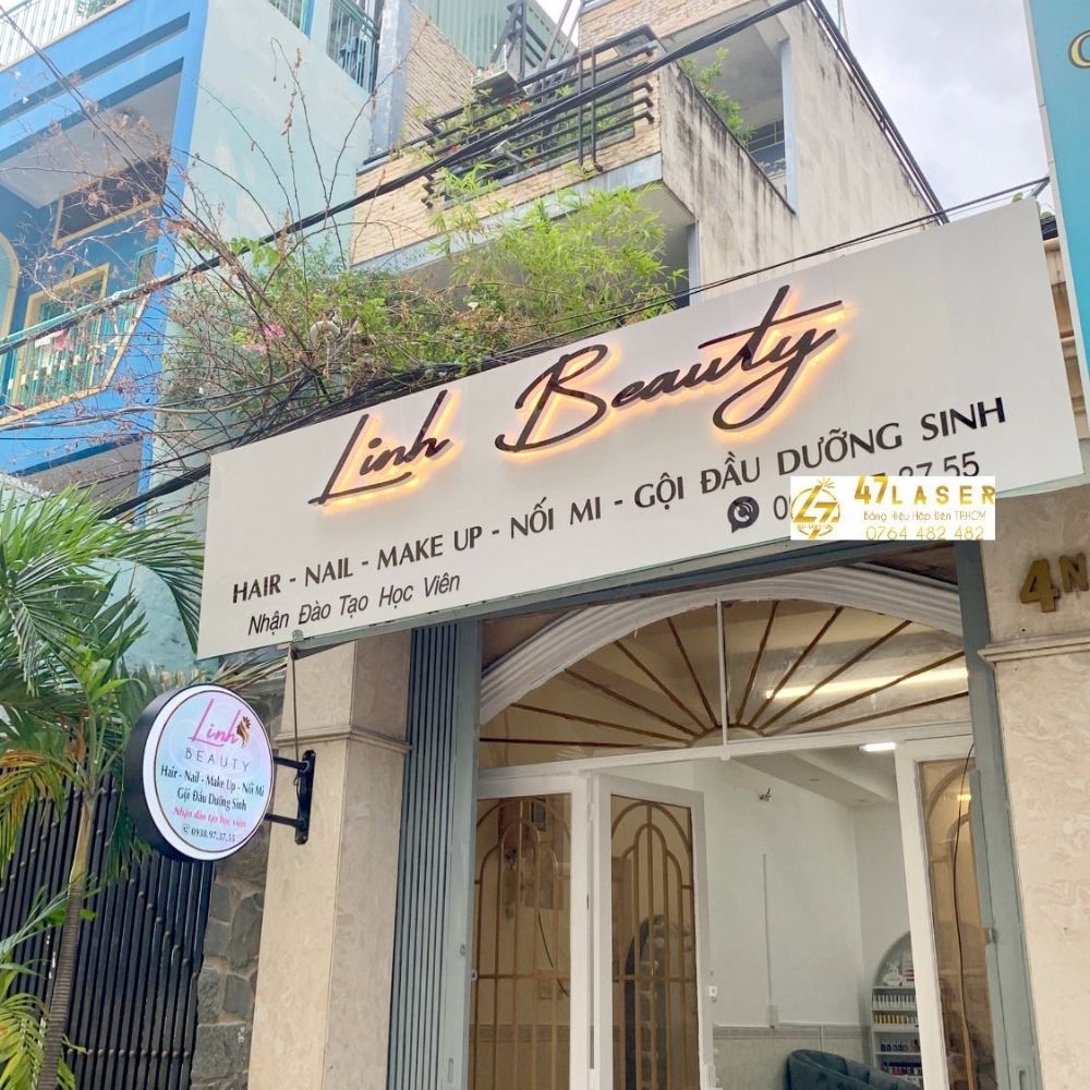 Thi công bảng hiệu giá rẻ Sài Gòn _ Làm bảng hiệu quảng cáo, bảng hiệu cửa hàng uy tín Sài Gòn - Hà Nội_ Trọng Design
