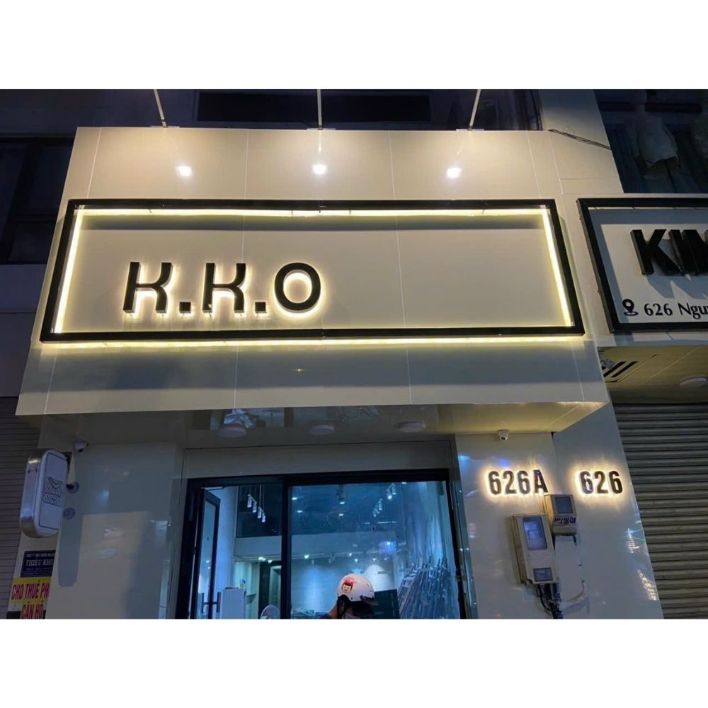 Thi công bảng hiệu giá rẻ Sài Gòn _ Làm bảng hiệu quảng cáo, bảng hiệu cửa hàng uy tín Sài Gòn - Hà Nội_ Trọng Design