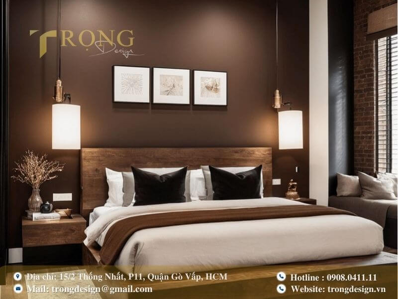 Giấc ngủ sâu trong không gian trầm ấm và sang trọng.
