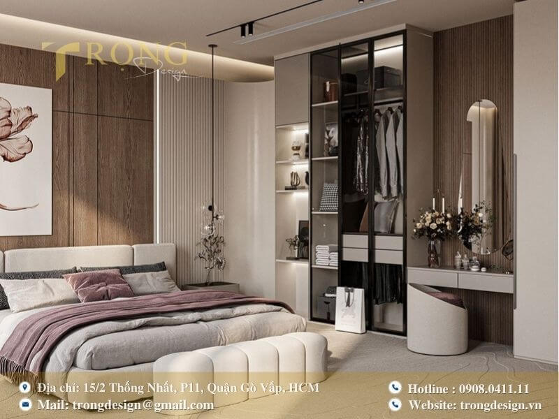 Quy trình thi công và thiết kế phòng ngủ tại Trọng Design
