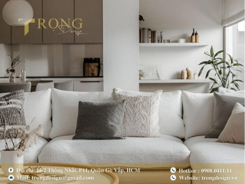 Tinh tế và yên bình với tông màu trung tính.