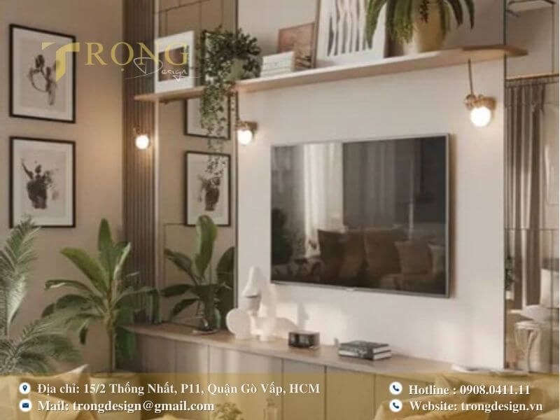 Ấm áp và thoải mái, không gian này là sự kết hợp hoàn hảo giữa gỗ và ánh sáng.
