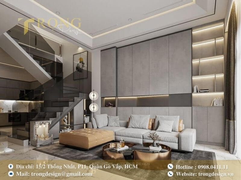 Bảng báo giá thiết kế thi công phòng khách quận 4