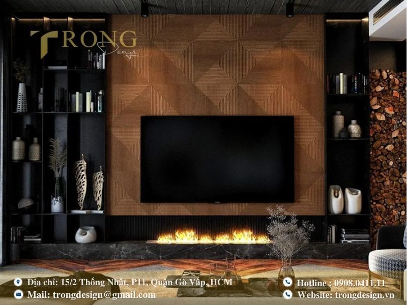 Sự kết hợp độc đáo giữa vật liệu tự nhiên và công nghệ hiện đại.