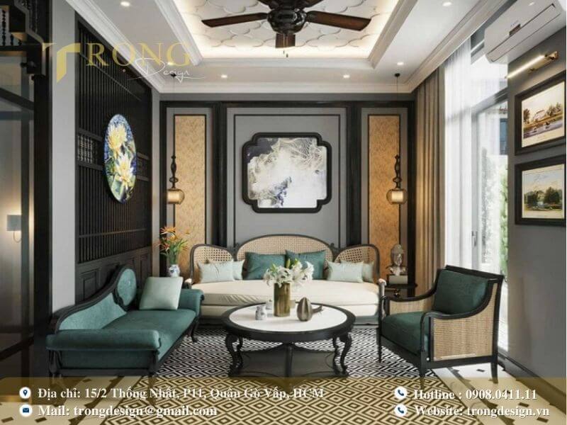 Phong cách Indochine lãng mạn và tinh tế.