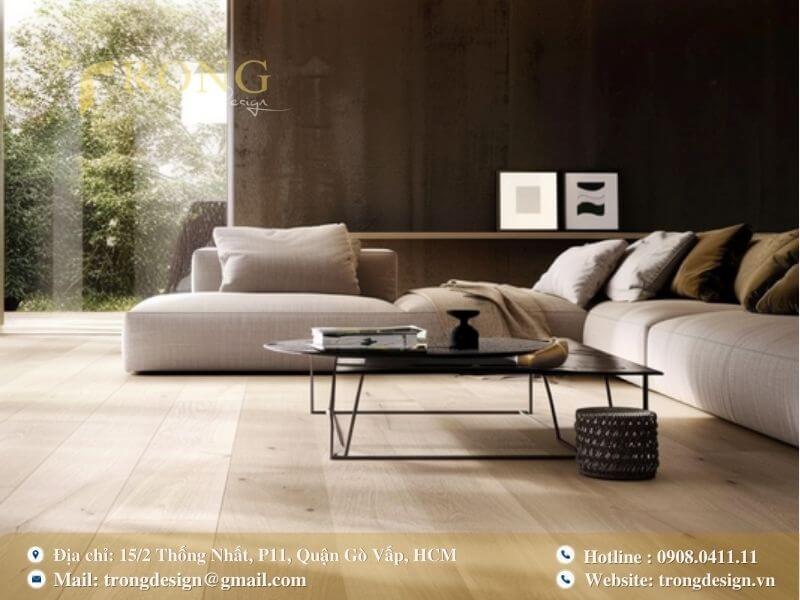 Không gian tối giản ven biển, nhẹ nhàng và thư thái.